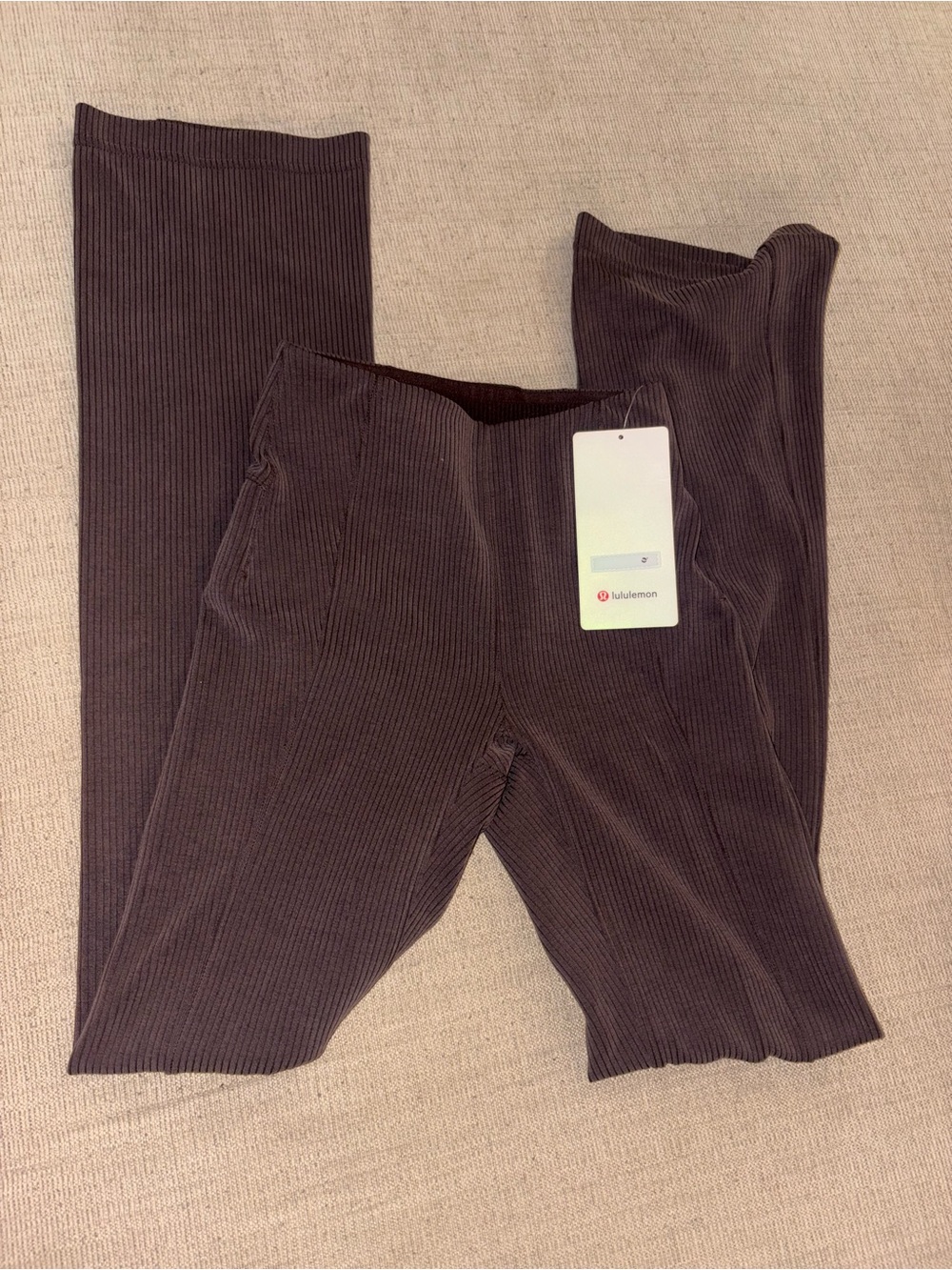 lululemon athletica Ribbed High-Waist Leggings - Brown